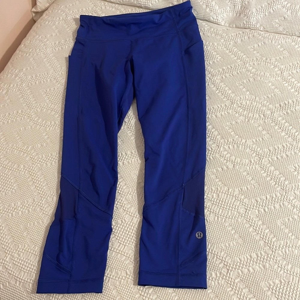 Lululemon Royal blue leggings Sz 4